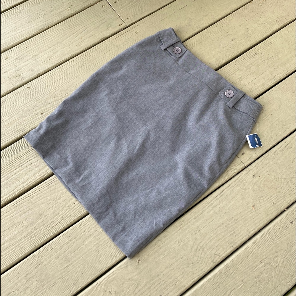 NWT The Limited - Woman’s gray pencil knee length skirt, Size: 4